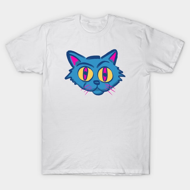 Gato azul T-Shirt by Chus